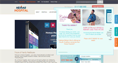 Desktop Screenshot of hemashospitals.com